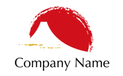 筆書きチックな富士山