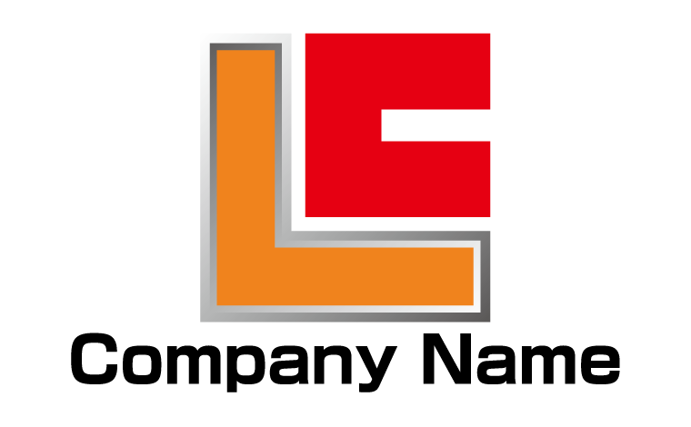 アルファベット・イニシャル・LC・ブロック・積み重ね・安定感をイメージしたロゴデザイン