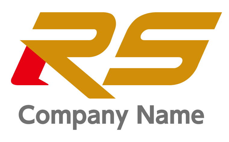 アルファベット・イニシャル・RとS・力強さ・一歩踏み出す・信念・前進をイメージしたロゴデザイン