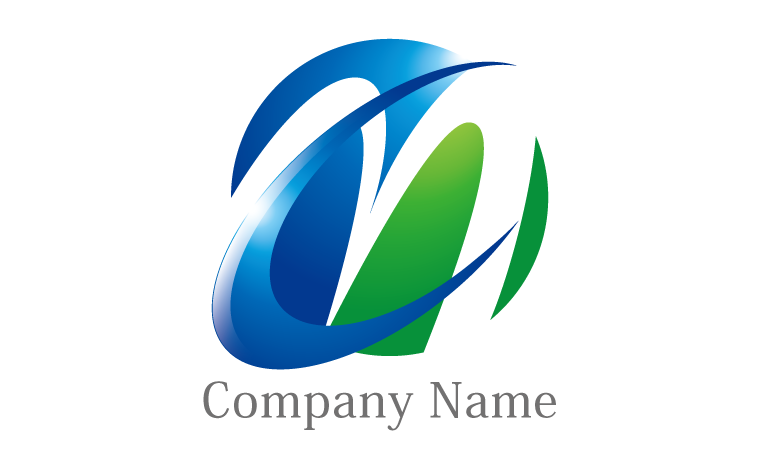 M・C・アルファベット・上昇・成長・発展・メタリックをイメージしたロゴデザイン