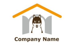 楽し気な明るい犬