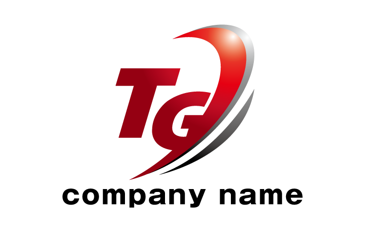 T・G・アルファベット・イニシャル・上昇・向上心・躍進・アグレッシブをイメージしたロゴデザイン