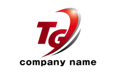 T・G・アルファベット・イニシャル・上昇・向上心・躍進・アグレッシブをイメージしたロゴデザイン