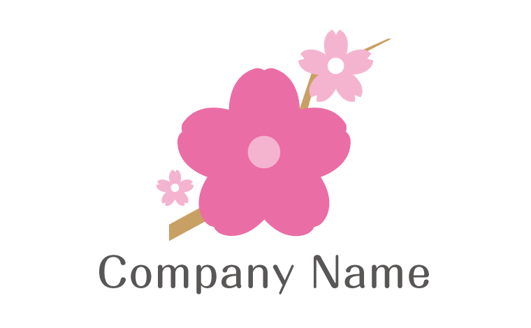 桜・花・春・スプリング・かわいい・日本・新たな・早春をイメージしたロゴデザイン