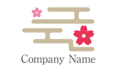 桜・和風・シンプルをイメージしたロゴデザイン
