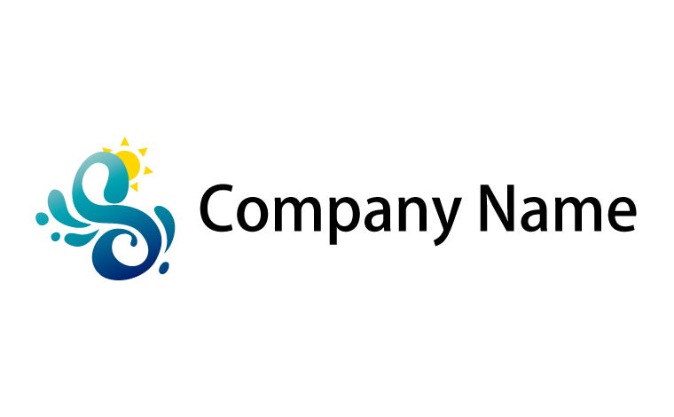 S・海・南国・リゾートをイメージしたロゴデザイン