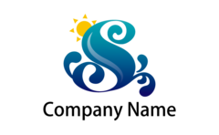 水のうねりと太陽