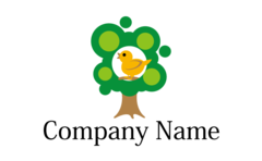 Cute Tree and Bird