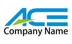 A・C・E・アルファベット・イニシャル・スタイリッシュ・シンプル・洗練・爽やか・誠実・信頼をイメージしたロゴデザイン