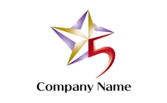 スターと数字の5