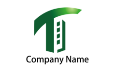 シンプルなビルとT