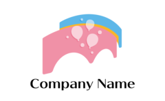 かわいらしい橋と風船