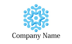 ポップな雪の結晶