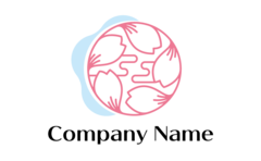 桜吹雪と空