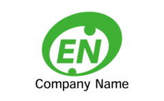 E・N・アルファベット・イニシャル・円形・リングをイメージしたロゴデザイン