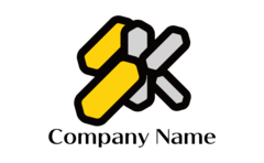 ブロック・個性的・ローマ字