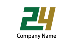 シンプルな数字の24