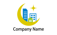 月の都市と金星