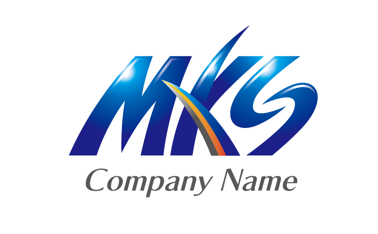 M・K・S・アルファベット・イニシャルをイメージしたロゴデザイン