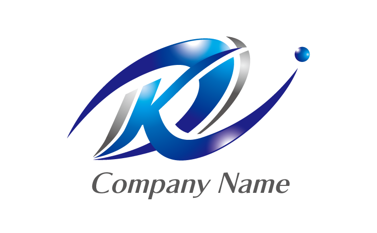 K・D・アルファベット・イニシャル・かっこいいをイメージしたロゴデザイン