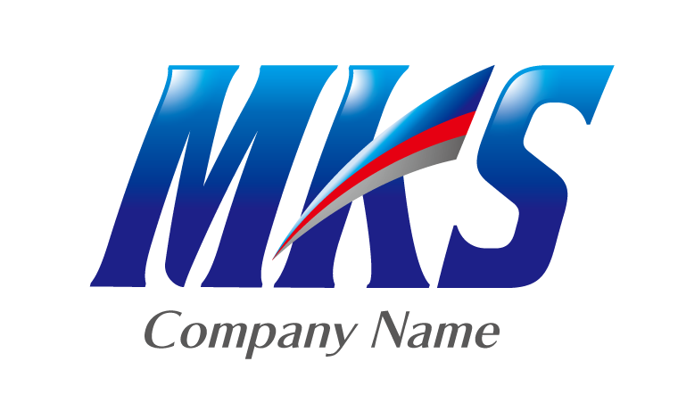M・K・S・アルファベット・重厚感をイメージしたロゴデザイン