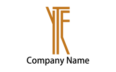 個性的で縦長のローマ字