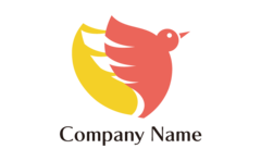羽ばたく鳥