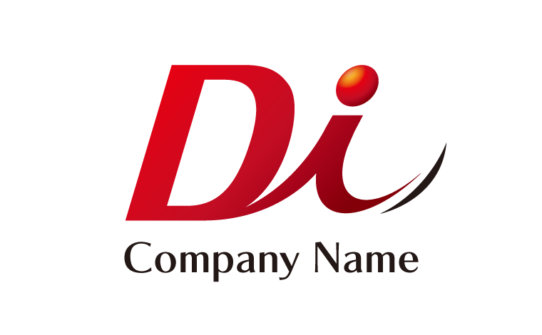 D・I・アルファベット・イニシャル・かっこいいをイメージしたロゴデザイン