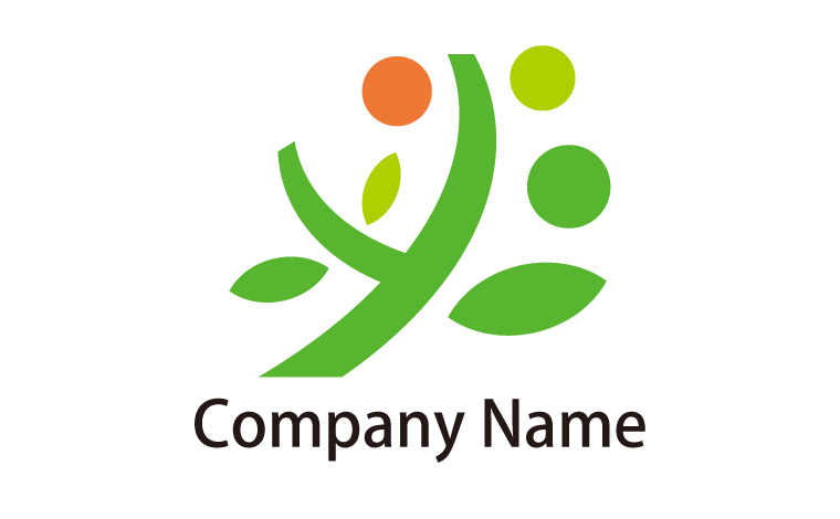 Y・アルファベット・イニシャル・葉っぱ・木をイメージしたロゴデザイン