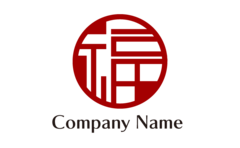 ハンコ風の漢字