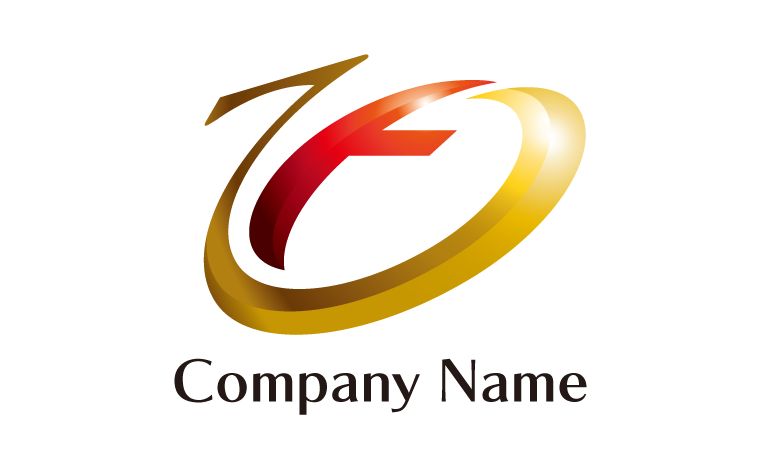 ZF・アルファベット・イニシャル・かっこいい・個性的をイメージしたロゴデザイン