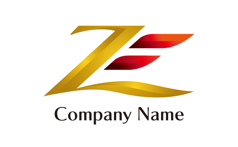 z・アルファベット・イニシャル・スタイリッシュをイメージしたロゴデザイン