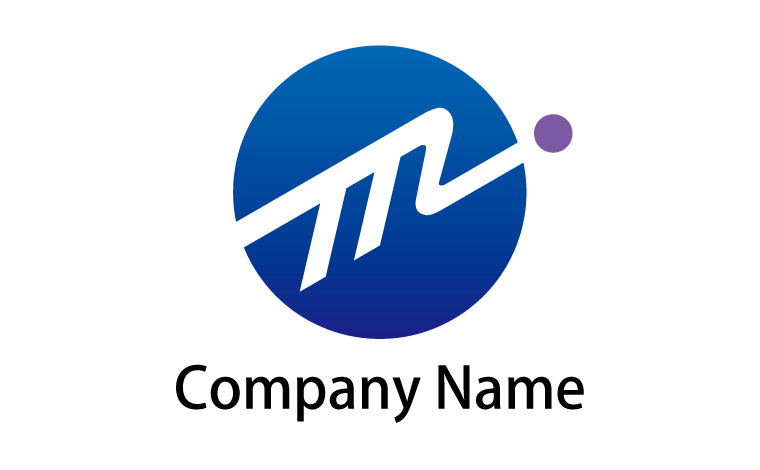 円形・MZ・アルファべと・イニシャル・シンプルをイメージしたロゴデザイン