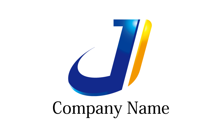 J・アルファベット・イニシャル・シャープ・かっこいいをイメージしたロゴデザイン