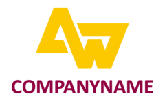 イニシャルのAとW