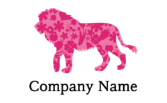 かっこいいライオンのシルエット