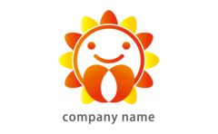 太陽とお花